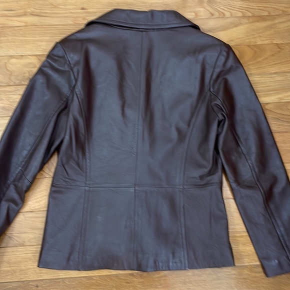 Brown Leather Jacket - Picture 4 of 7